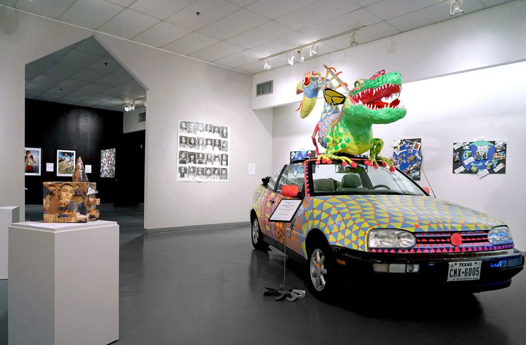 "FotoFinish, Literacy Through Photography", installation view Art Car Museum, 2017