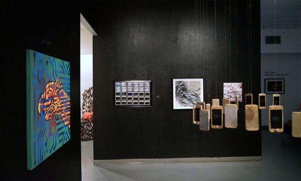 12th Annual Open Call Exhibition, "Trump THIS!", installation view at the Art Car Museum, 2017