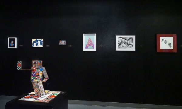 12th Annual Open Call Exhibition, "Trump THIS!", installation view at the Art Car Museum, 2017