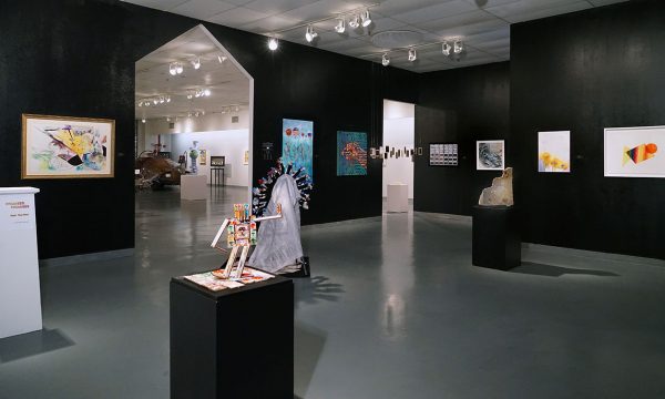 12th Annual Open Call Exhibition, "Trump THIS!", installation view at the Art Car Museum, 2017