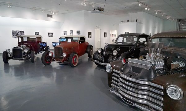 "Rat Rod Review", installation view at the Art Car Museum, 2017 - 2018