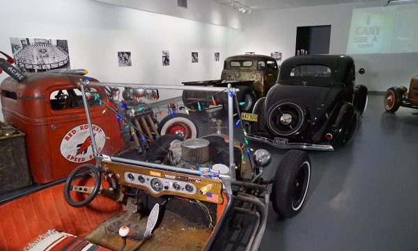 "Rat Rod Review", installation view at the Art Car Museum, 2017 - 2018