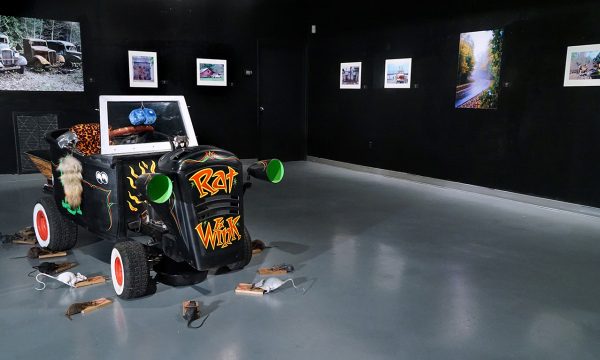 "Rat Rod Review", installation view at the Art Car Museum, 2017 - 2018