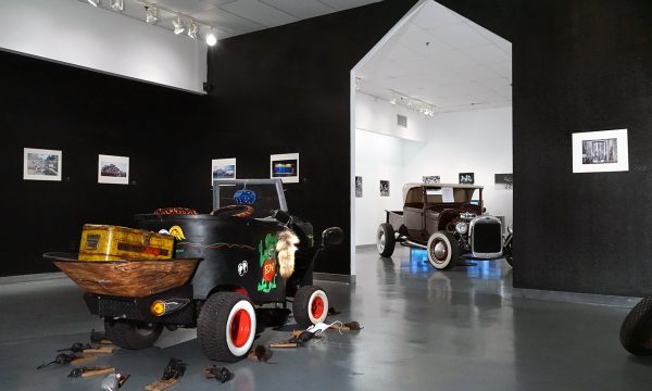 "Rat Rod Review", installation view at the Art Car Museum, 2017 - 2018