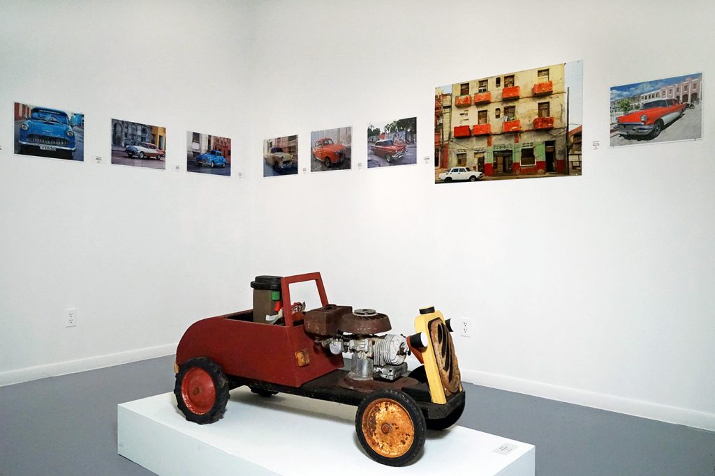 "Rat Rod Review", installation view at the Art Car Museum, 2017 - 2018