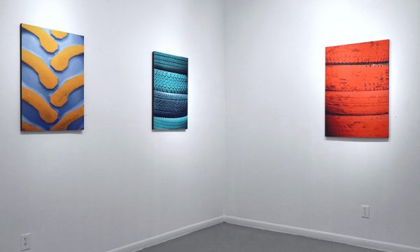 Robert Cook, photographic series: "Retired", installation view at the Art Car Museum, 2018