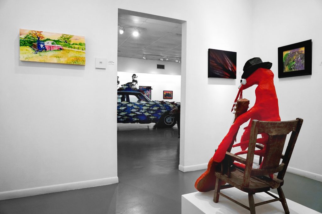 "Animals", Installation view at the Art Car Museum, 2019