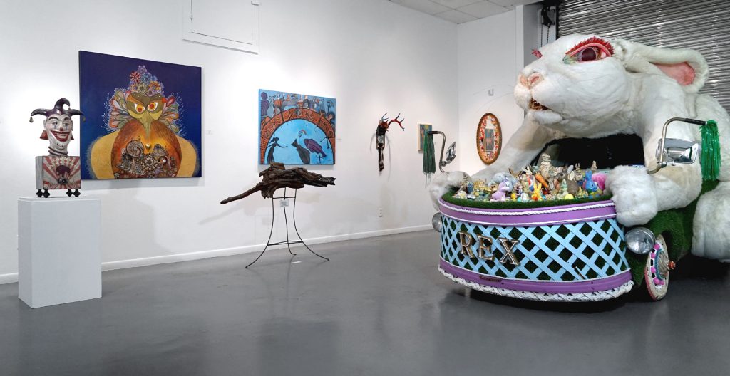 "Animals", Installation view at the Art Car Museum, 2019