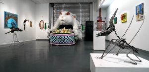 "Animals", Installation view at the Art Car Museum, 2019