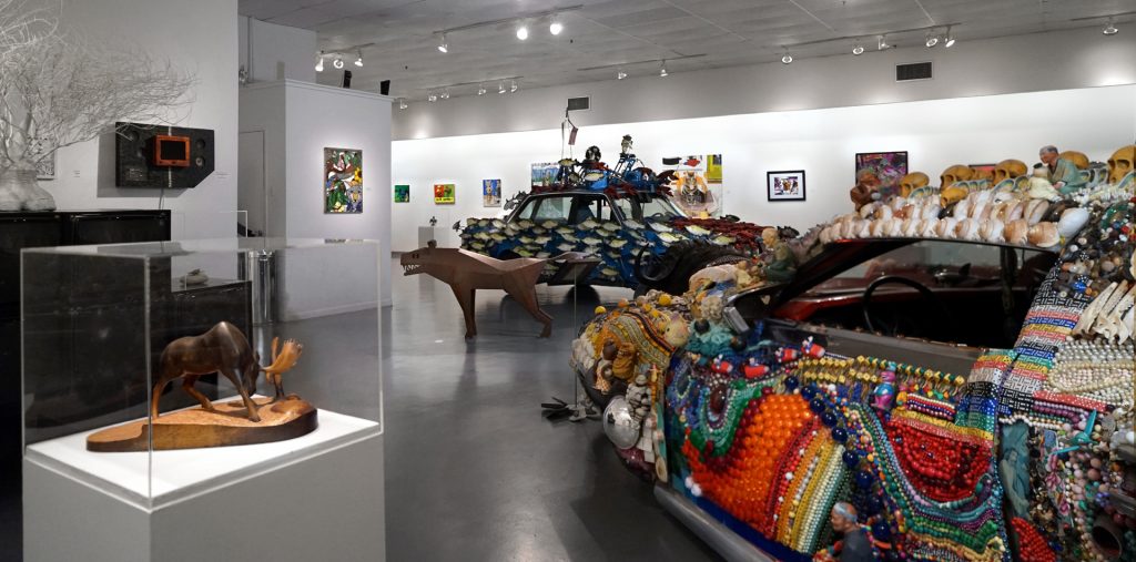 "Animals", Installation view at the Art Car Museum, 2019