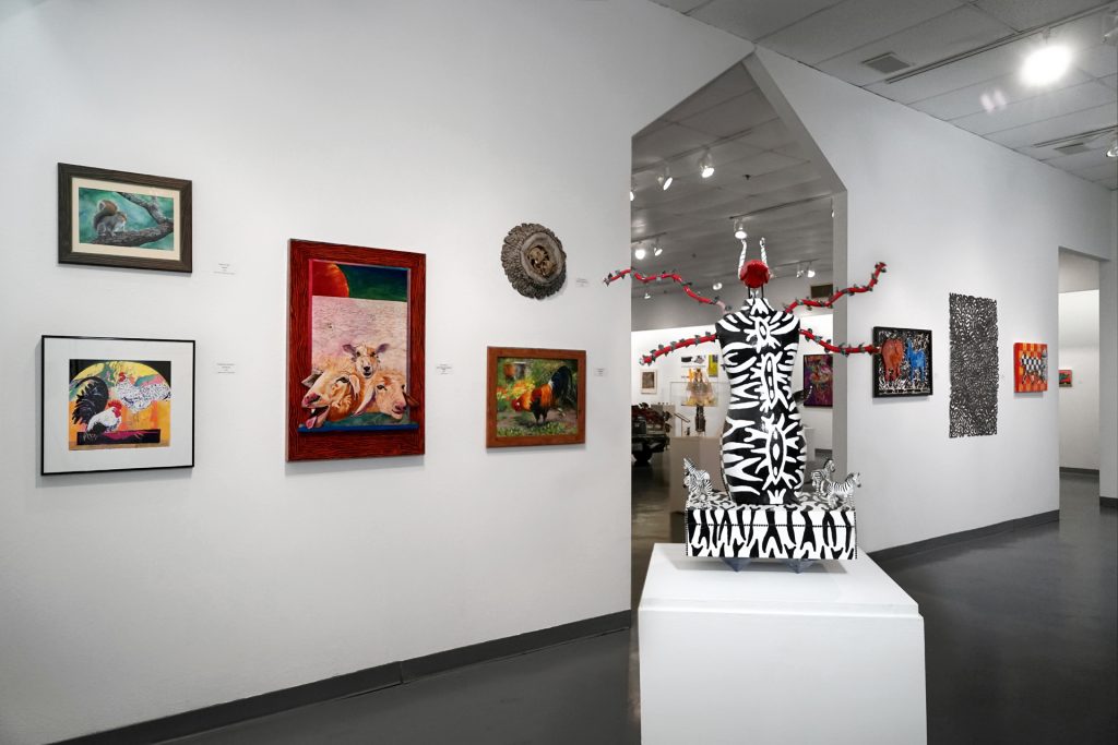 "Animals", Installation view at the Art Car Museum, 2019